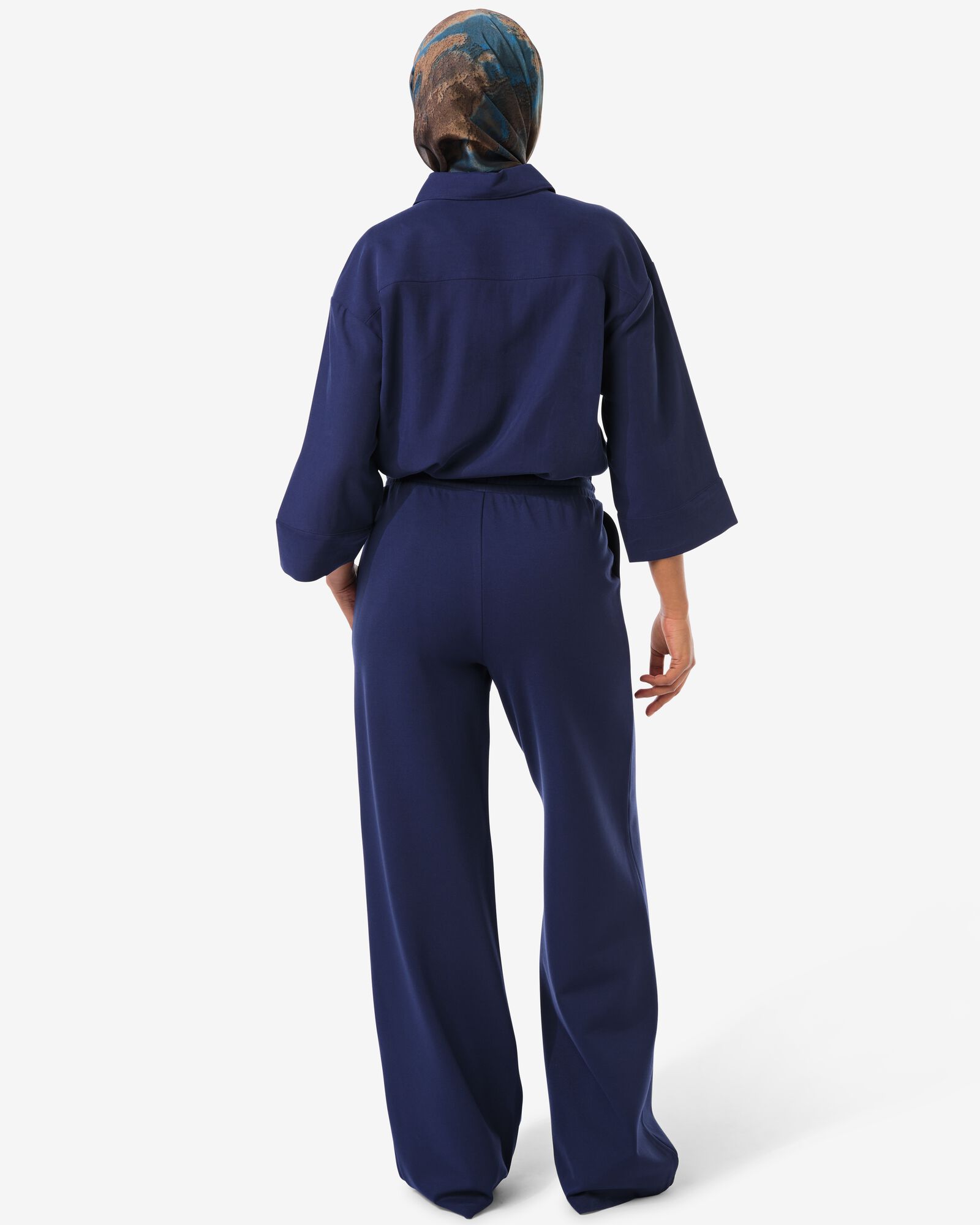 Damenhose Wendy, weites Bein dunkelblau dunkelblau - 36206270DARKBLUE - HEMA