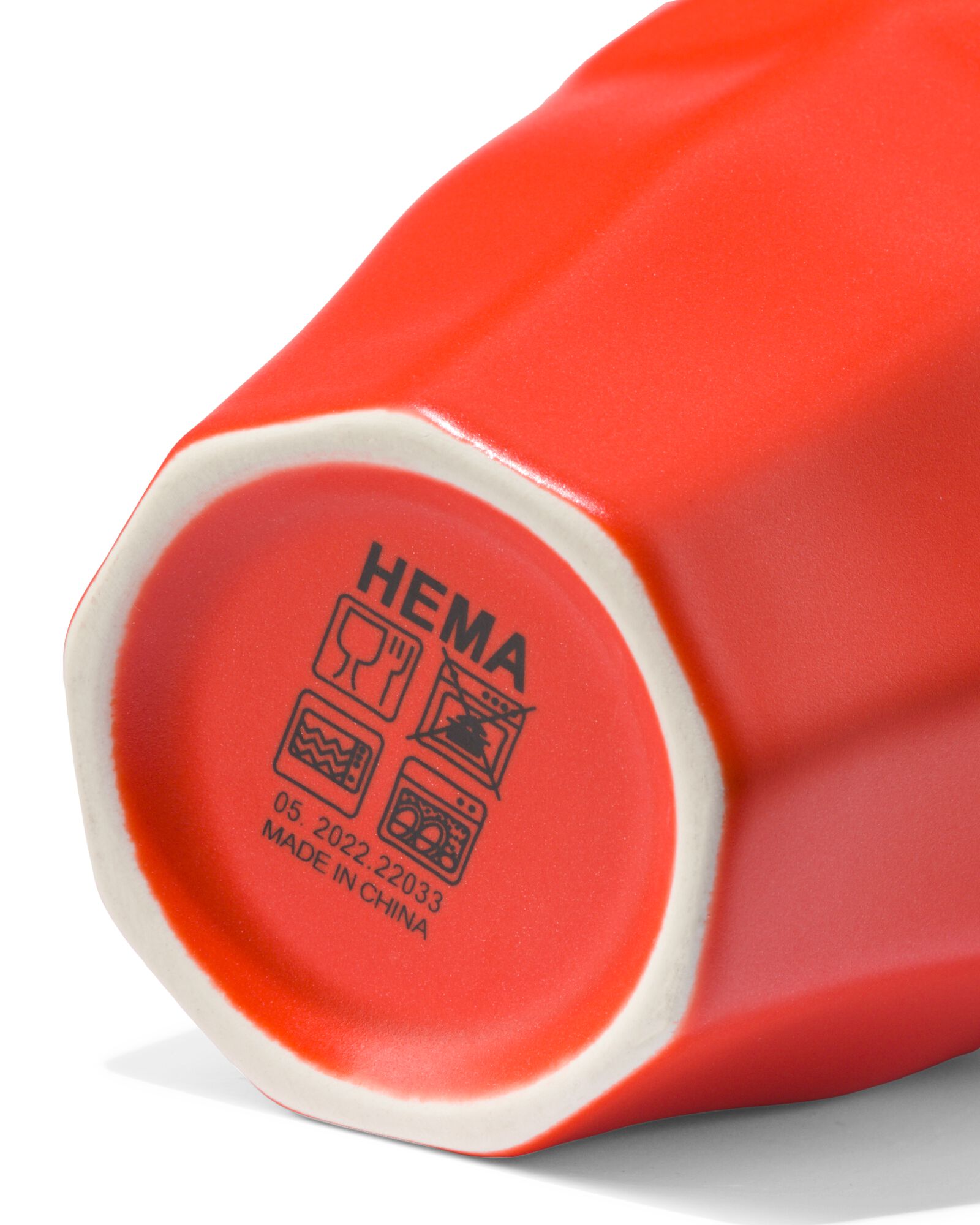 Becher Mirabeau, matt, orange, 250 ml - 9602625 - HEMA