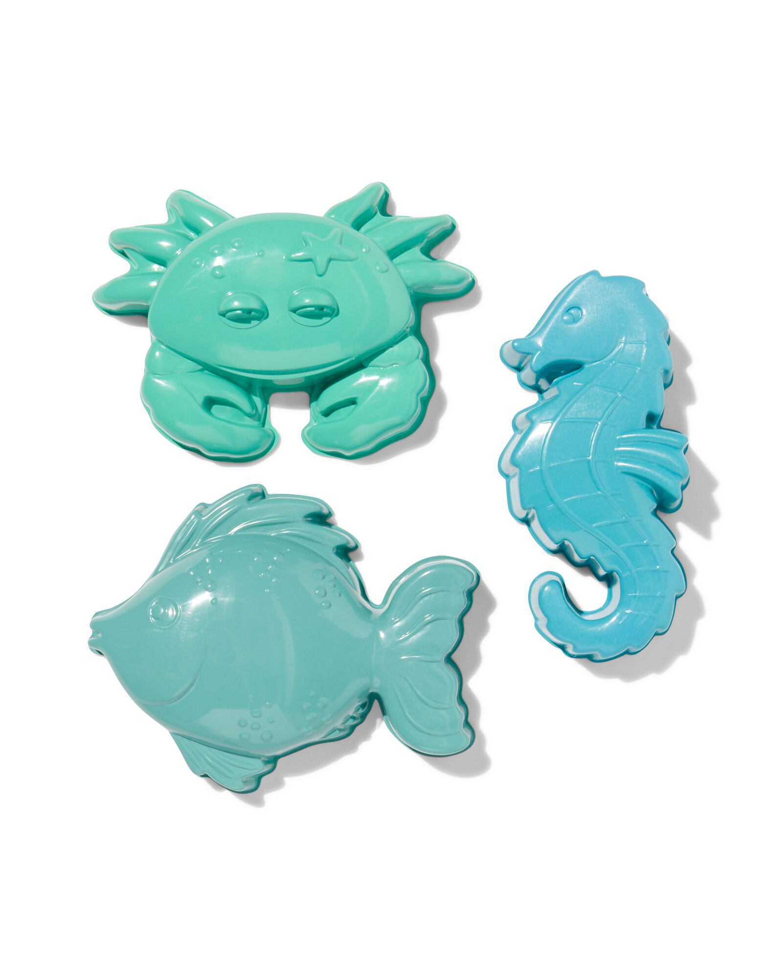 3 moules &agrave; sable en plastique recycl&eacute; - 15870029 - HEMA