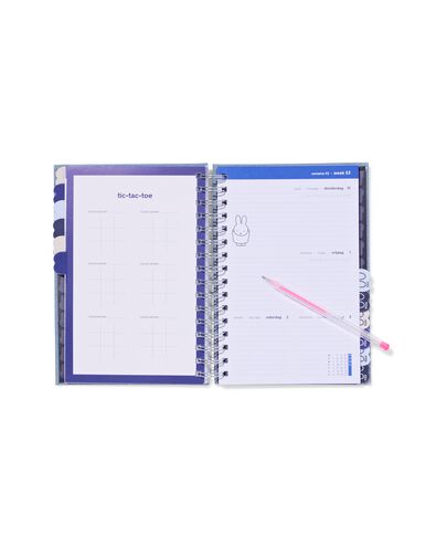 nijntje schoolagenda 2026-2027 16.5x21.6cm denim - 14904701 - HEMA