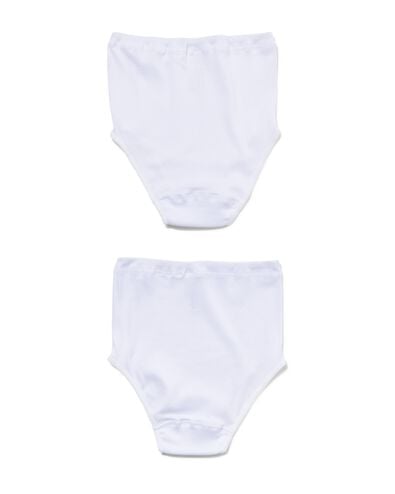 2er-Pack Damen-Slips weiß weiß - 1000002158 - HEMA