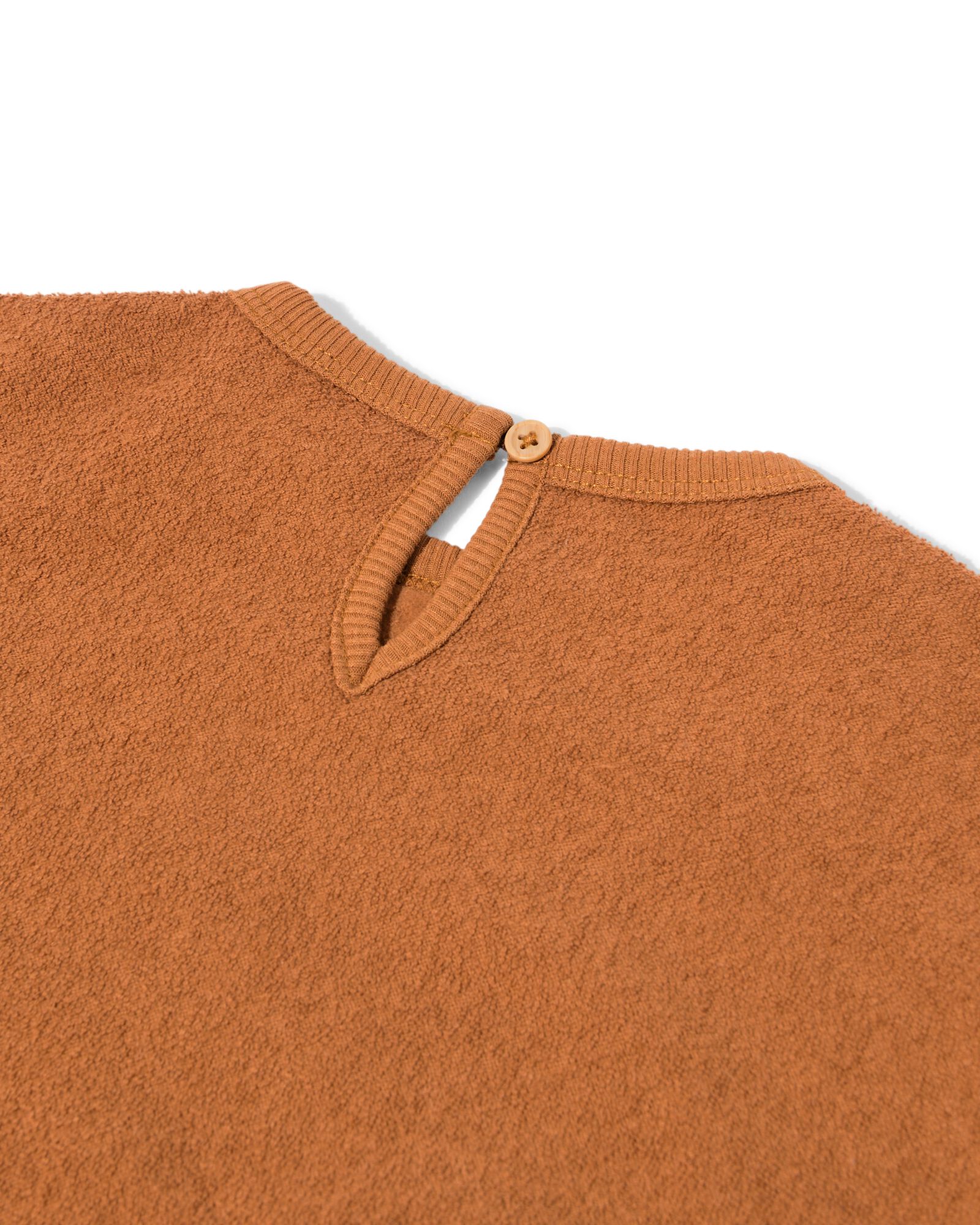 babysweater hartjes bruin - 33038670BROWN - HEMA