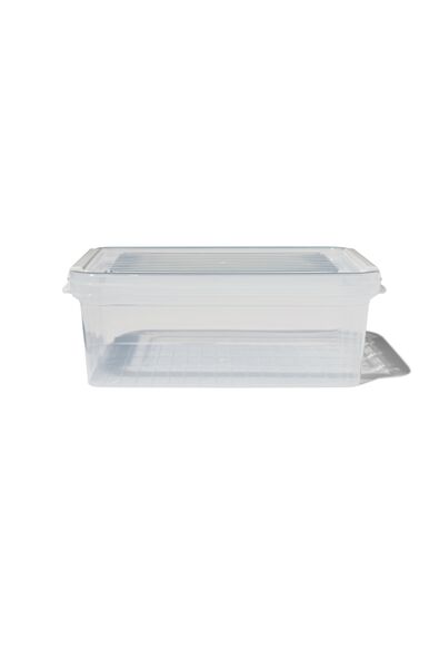 Aufbewahrungsbox mit Deckel 2,8&nbsp;l, Dublin, transparent ,25&nbsp;x&nbsp;17&nbsp;x&nbsp;10 25 x 17 x 10 Dublin - 39822214 - HEMA