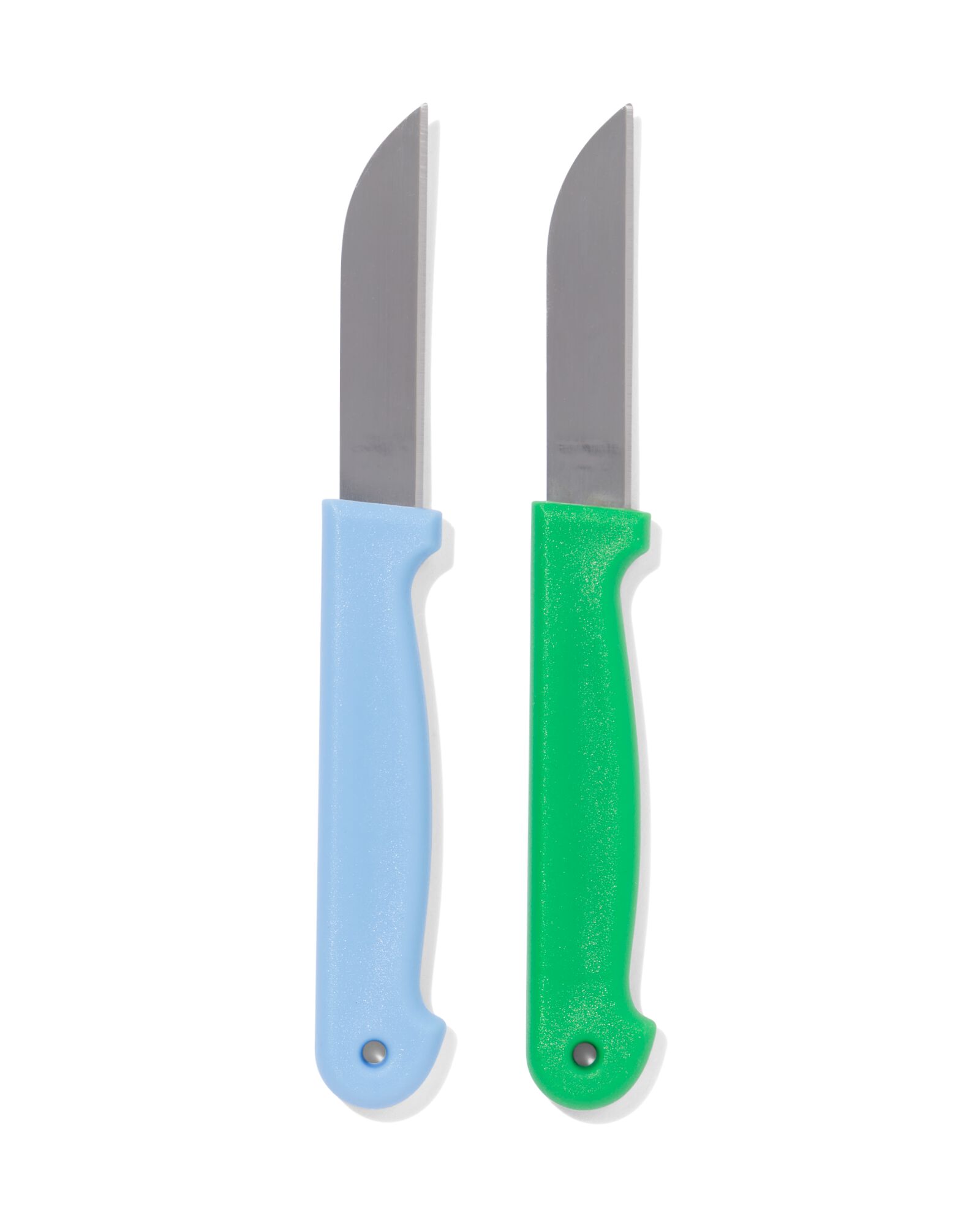 Kartoffelmesser, 2 St&uuml;ck, gr&uuml;n/blau - 80840032 - HEMA