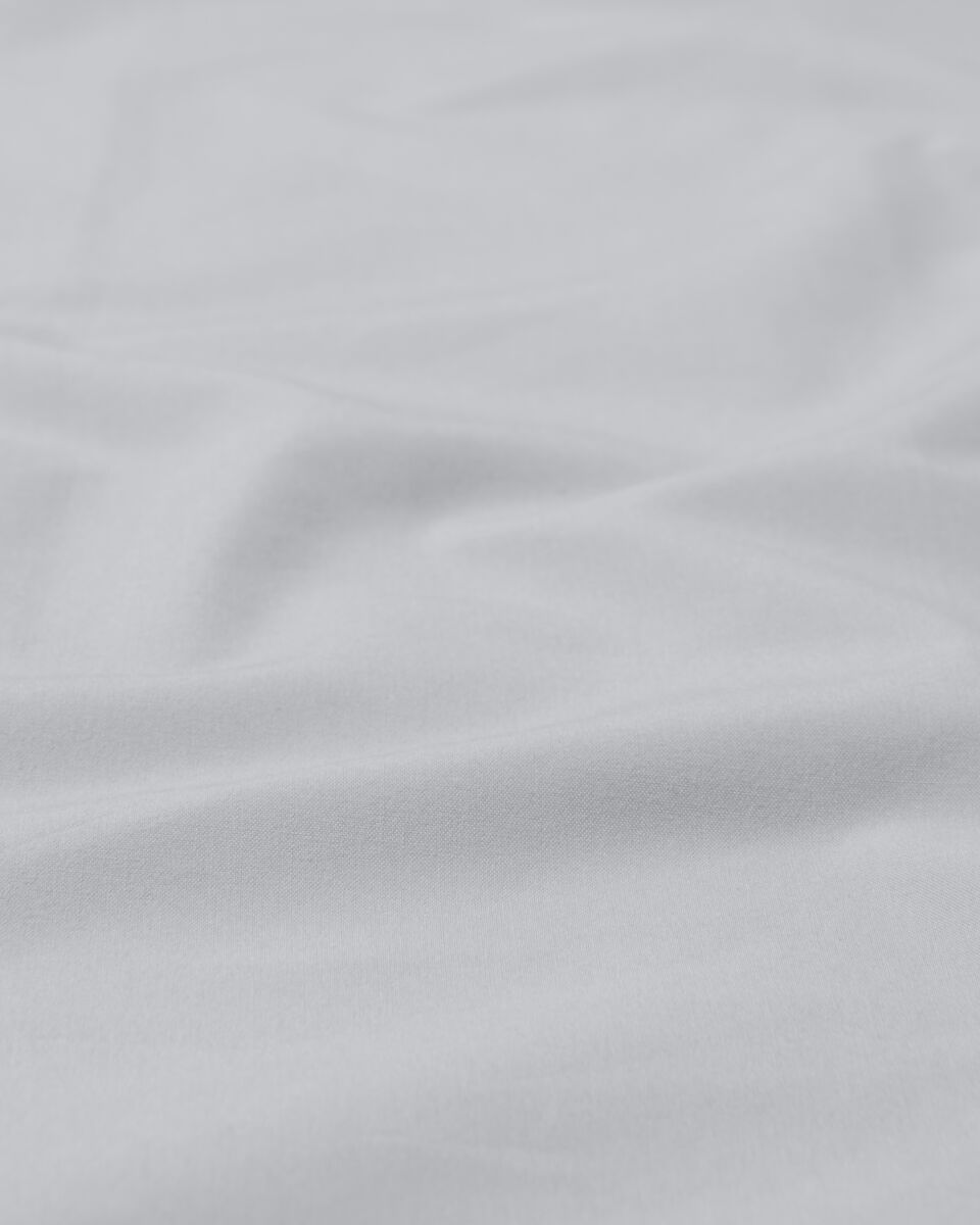 drap-housse - hôtel percale de coton - 90 x 200 cm - gris clair gris clair 90 x 200 - 5140037 - HEMA