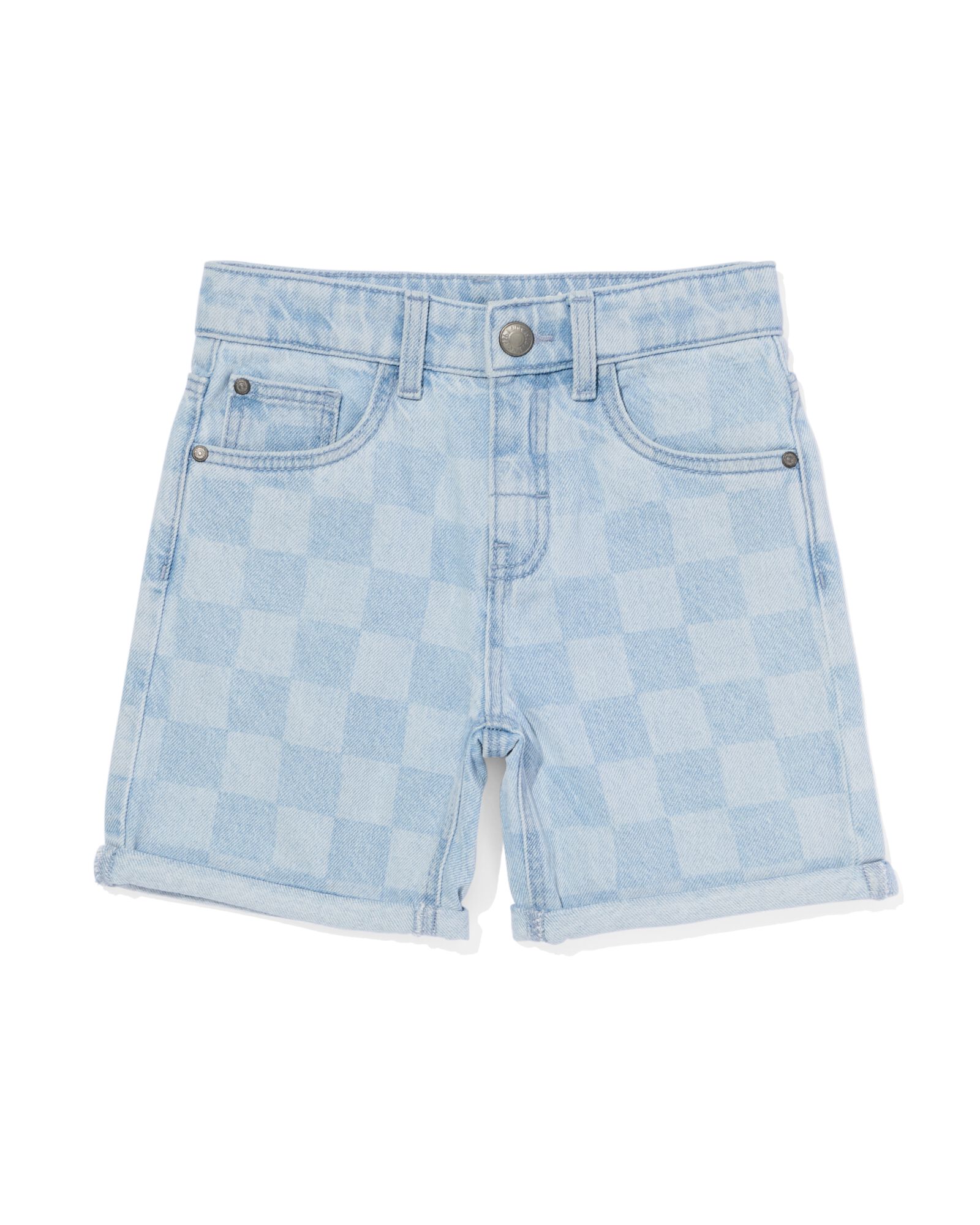 Kindershorts Karos blau blau - 30786707BLUE - HEMA
