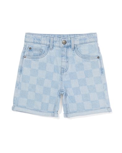 Kindershorts Karos blau blau - 30786707BLUE - HEMA