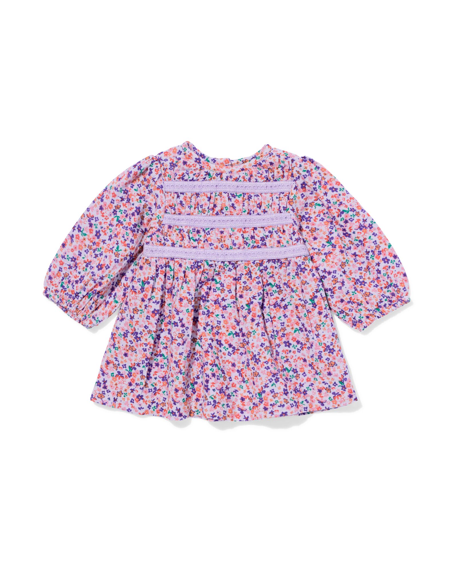 robe b&eacute;b&eacute; mousseline fleurs violet violet - 33028270PURPLE - HEMA