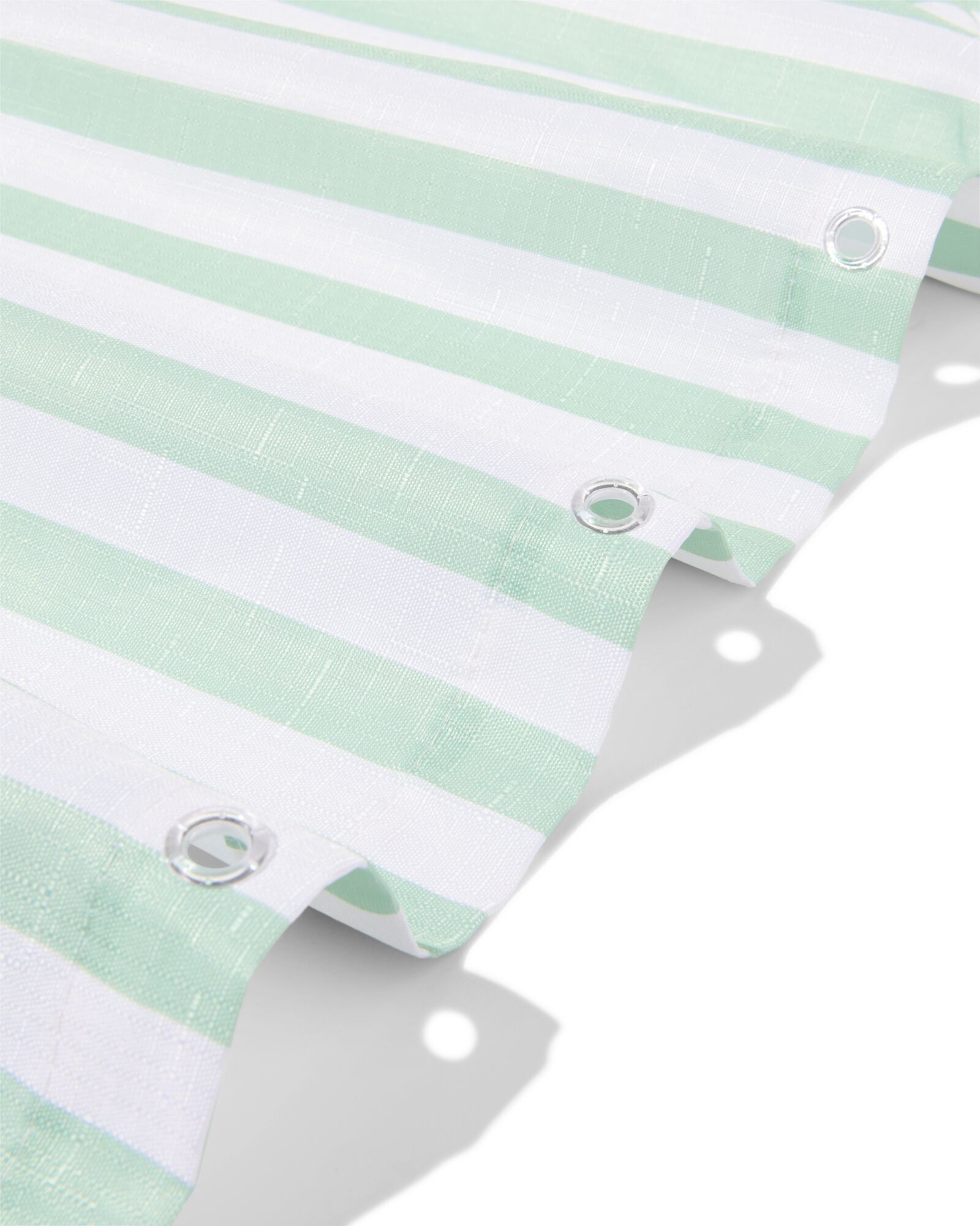 rideau de douche 180x200 cm polyester texture lin rayures - 80300172 - HEMA