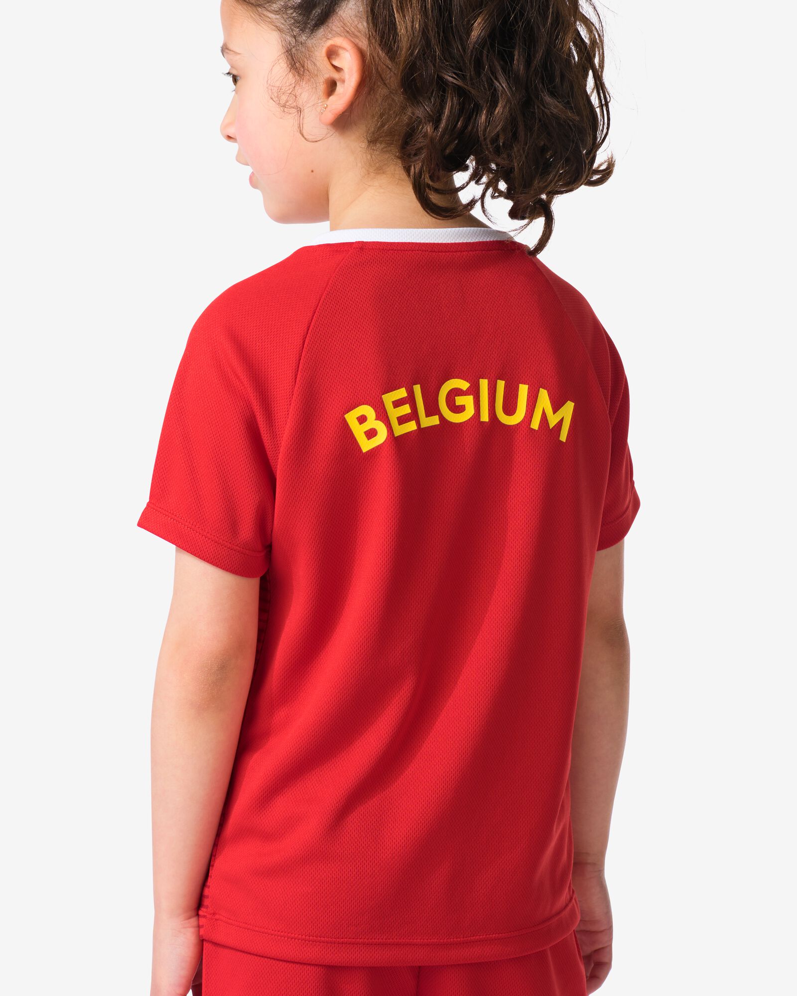 kinder T-shirt rood rood - 30602240RED - HEMA
