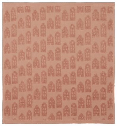 Küchenhandtuch, 50 x 50 cm, Baumwolle, rosa, Häuser - 5420092 - HEMA