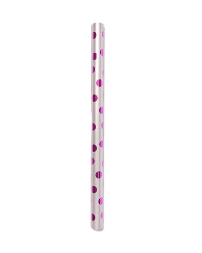 papier cadeau point rose  - 14790075 - HEMA