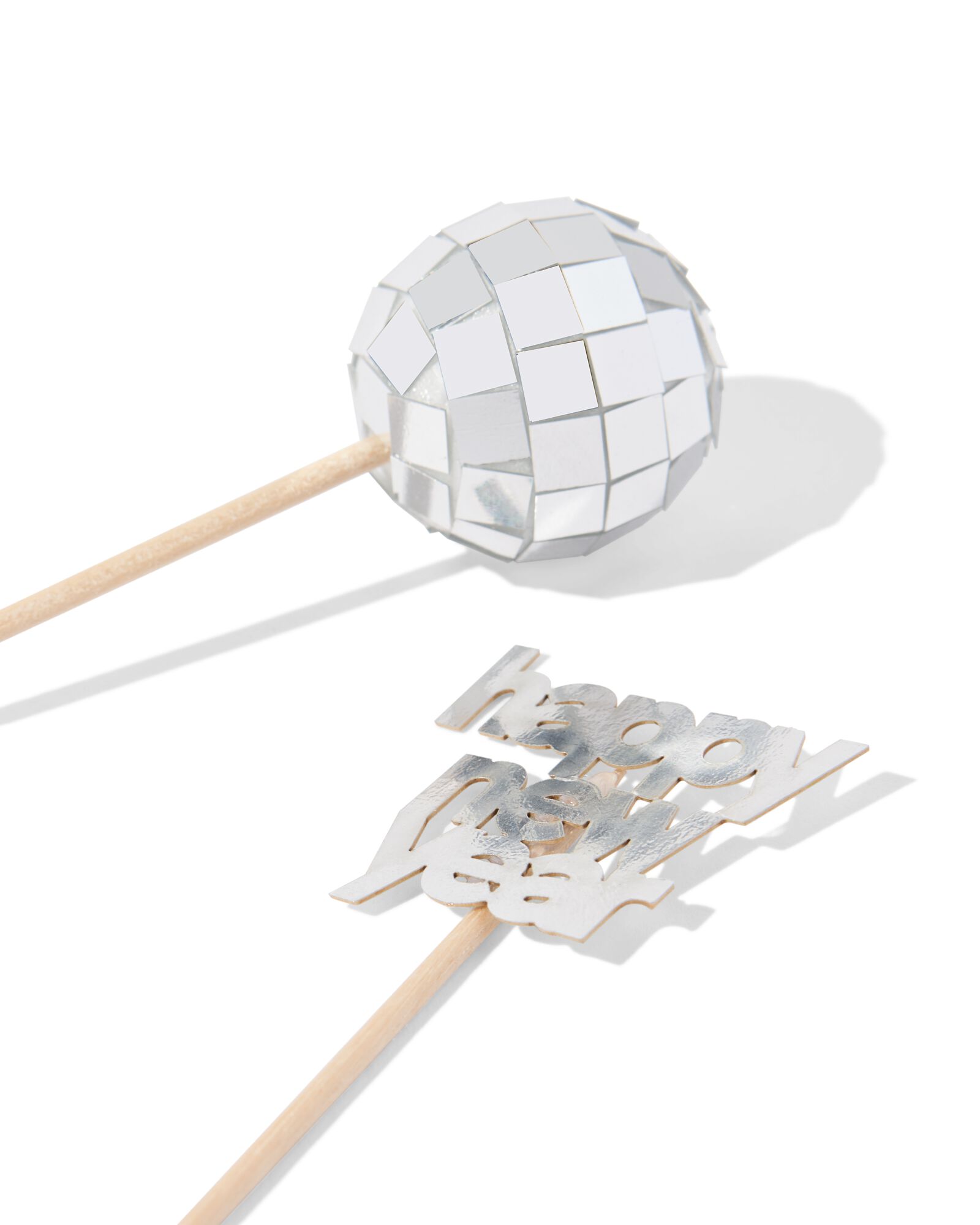 piques &agrave; cocktail disco happy new year - 12 pi&egrave;ces  - 25200442 - HEMA