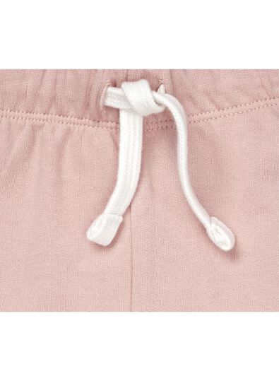 pantalon sweat bébé rose pâle - 1000010815 - HEMA