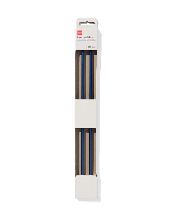 breinaalden 5mm - 2 stuks - 60760058 - HEMA