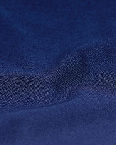 housse de couette 240x200/220cm coton h&ocirc;tel percale bleu fonc&eacute; - 5750169 - HEMA