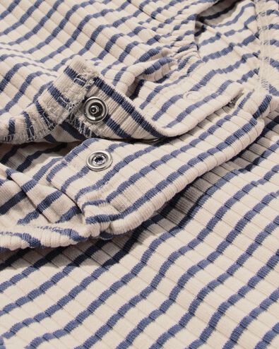 Newborn-Body in Rippenstruktur mit Streifen dunkelgrau - 33420220DARKGREY - HEMA