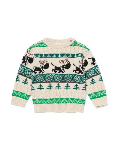 Takkie Babypullover gr&uuml;n gr&uuml;n - 33173770GREEN - HEMA