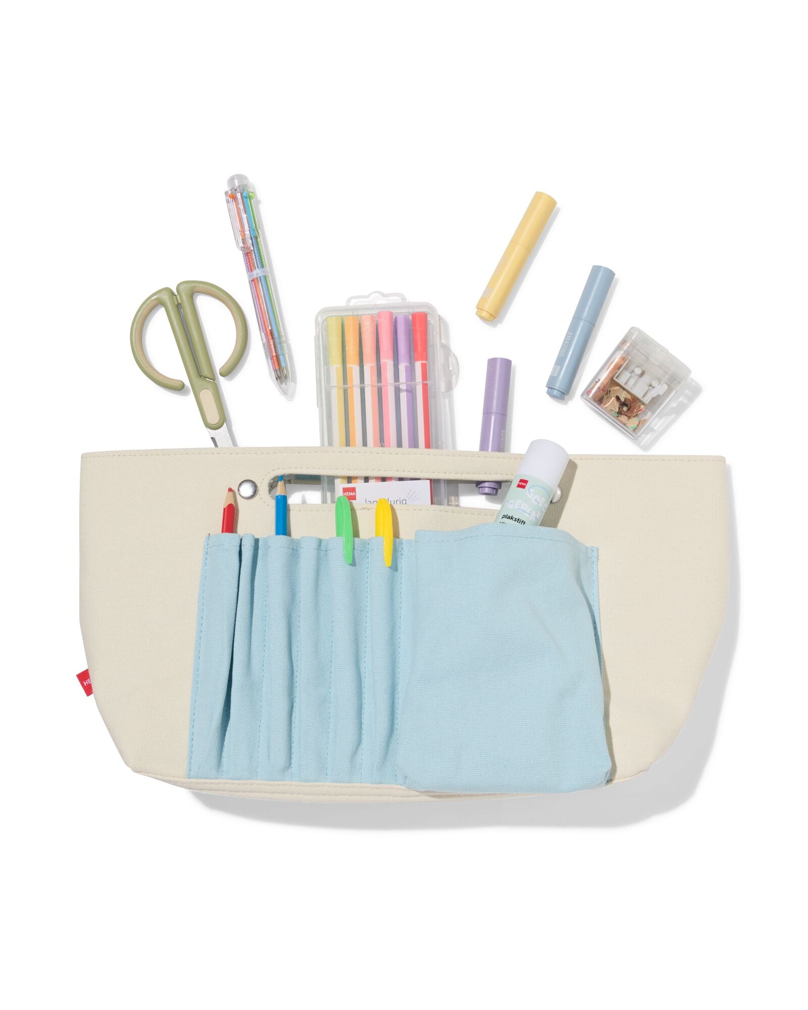 trousse XL 40x20x11cm coton - 15900165 - HEMA