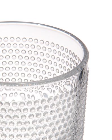 longdrink glas Bergen bolletjes reliëf 340ml - 9402010 - HEMA