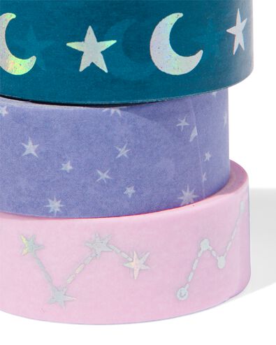 3er-Pack Washi Tape, Sterne - 14170170 - HEMA