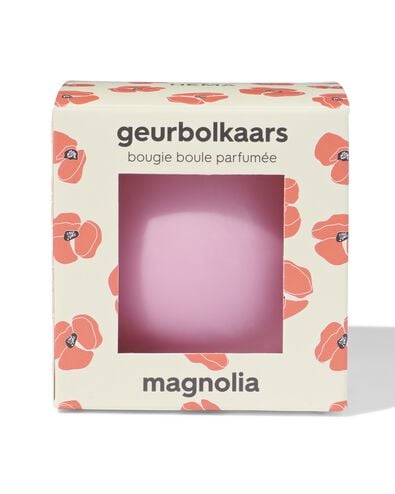 bougie boule parfum&eacute;e ⌀10cm magnolia - 13507612 - HEMA