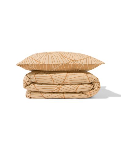 housse de couette 140x200/220 coton coquillages sable - 5720185 - HEMA