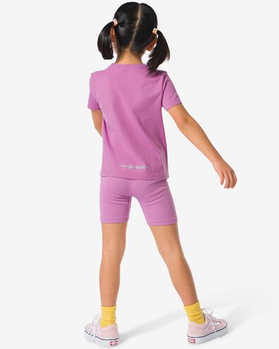 legging de sport enfant court sans coutures rose 110/116 - 36030194 - HEMA