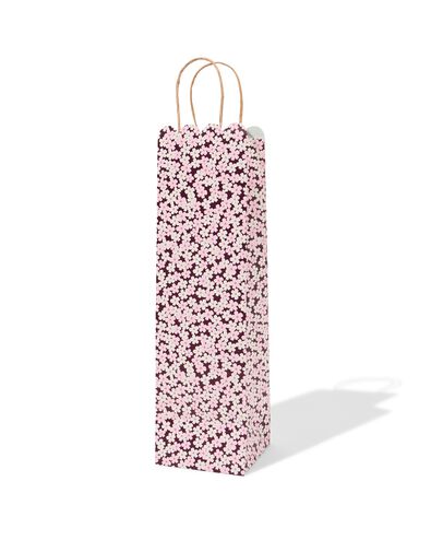 sac &agrave; vin 44,5x10,5cm fleurs - 14700426 - HEMA