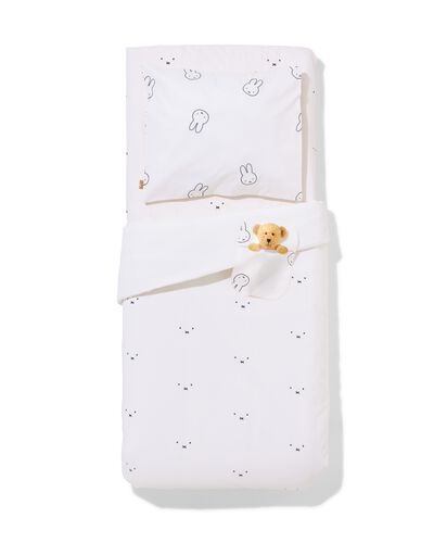 parure de lit Miffy pour tout-petit 120 x 150 cm en coton doux avec sac de couchage pour poup&eacute;e - 5700225 - HEMA