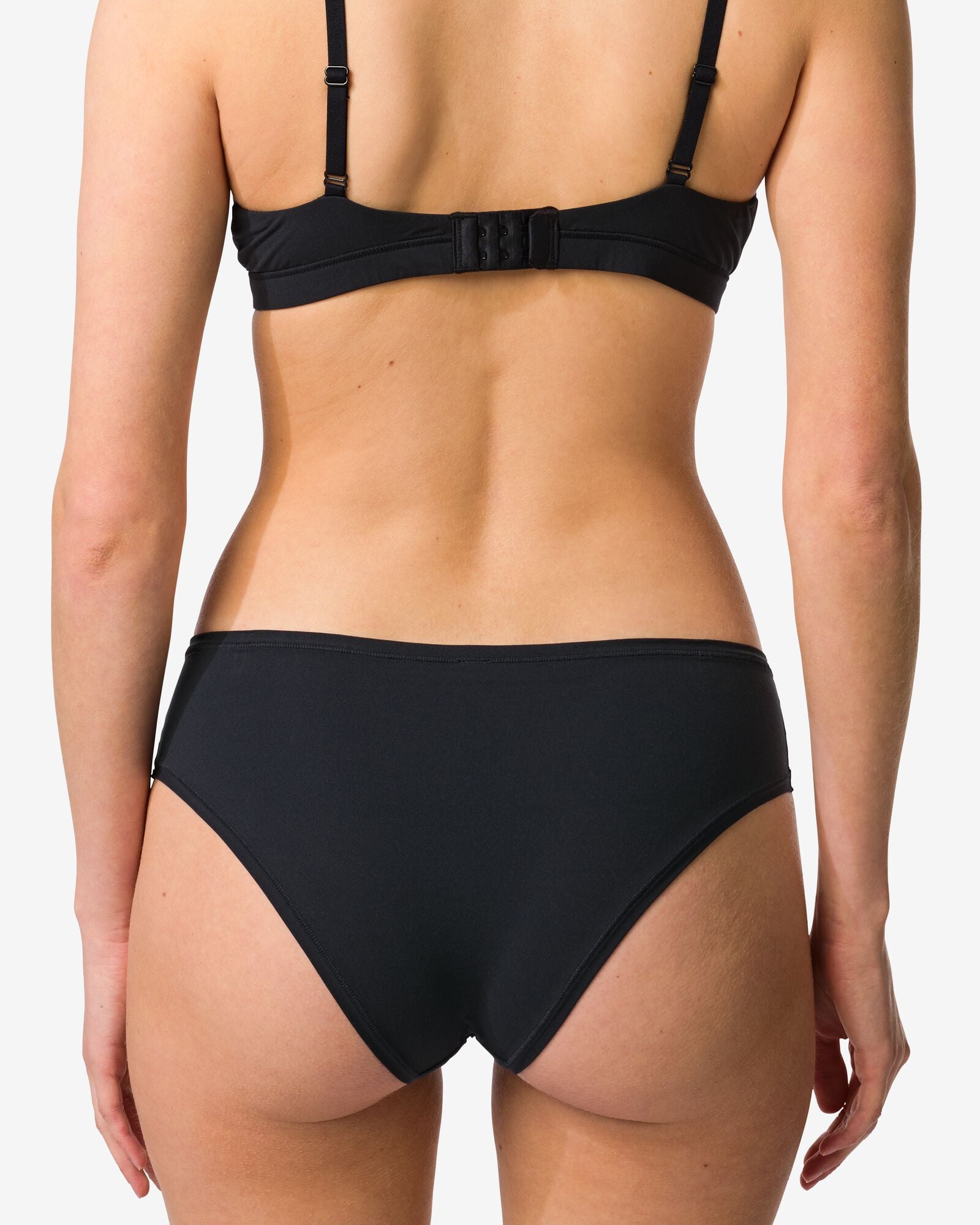 hipster femme cheeky microfibre noir noir - 21900560BLACK - HEMA