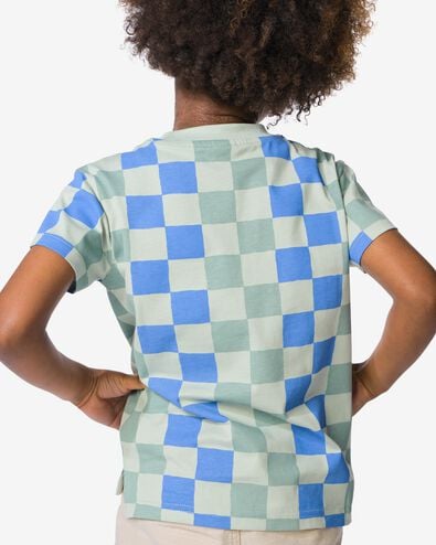 kinder T-shirt blokken groen groen - 30720711GREEN - HEMA