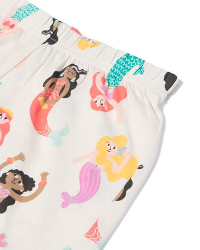Kinder-Kurz-Pyjama Meerjungfrau eierschalenfarben eierschalenfarben - 23002860OFFWHITE - HEMA