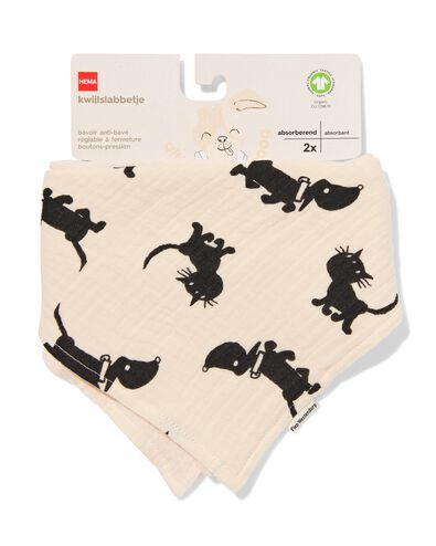 Takkie slabbetjes - 2 stuks - 33304460 - HEMA