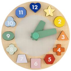 Holz-Puzzle, Uhr, Ø 23 cm - 15130115 - HEMA