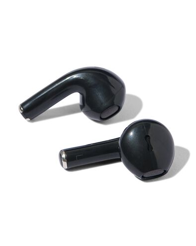 draadloze oortjes in oplaadcase zwart - 39680050 - HEMA