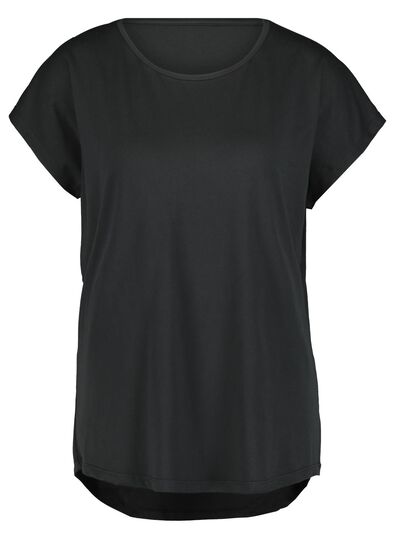 Damen-Sportshirt, recycelt schwarz XXL - 36041665 - HEMA