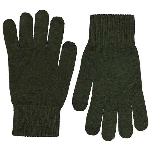 2 paires de gants homme touchscreen noir noir - 1000020395 - HEMA