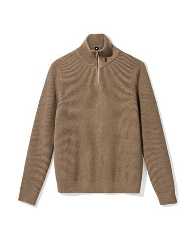 Herrenpullover Webber taupe taupe - 2170130TAUPE - HEMA