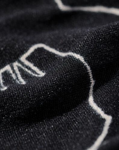 Takkie und Siepie, Damenpyjama, Mikro schwarz schwarz - 23401180BLACK - HEMA