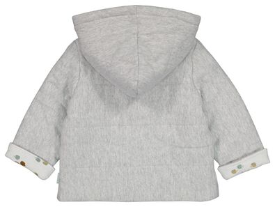 manteau nouveau-né matelassé gris - 1000024477 - HEMA