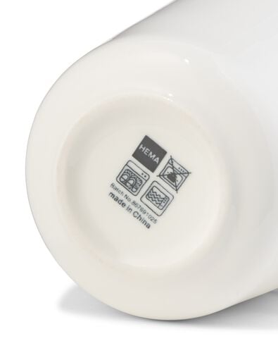 Kaffeetasse 200 ml, Knap, New Bone China, wei&szlig; - 80660301 - HEMA