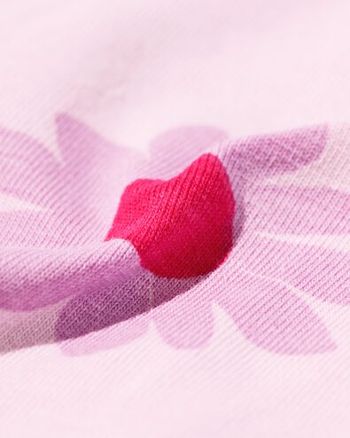 Kinder-Pyjama, Baumwolle/Elasthan, Blumen lila - 23011580LILAC - HEMA