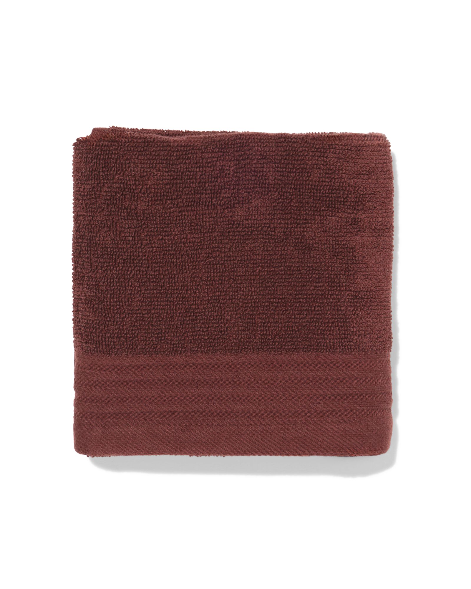 essuie-mains 50x50cm coton marron - 5400098 - HEMA