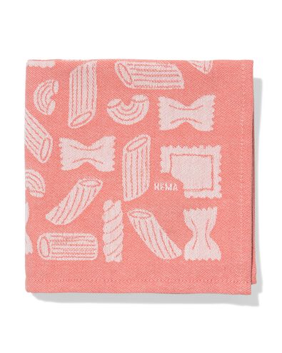 torchon 65 x 65 cm coton p&acirc;tes - 5400024 - HEMA