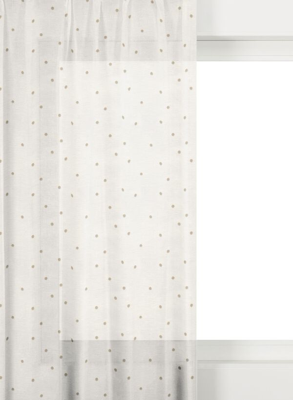tissu pour rideaux axel blanc - 46027048 - HEMA