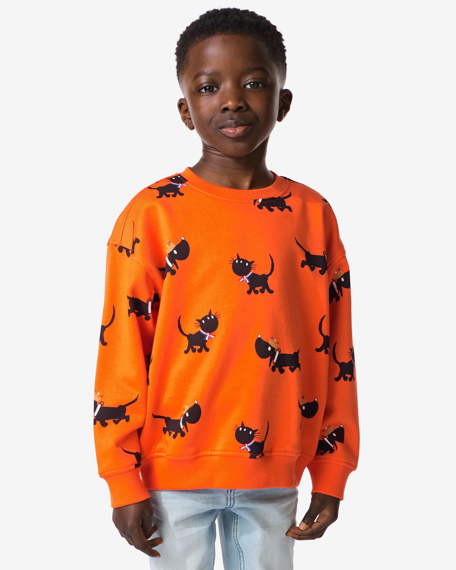 Takkie en Siepie kindersweater WK oranje oranje - 30714202ORANGE - HEMA