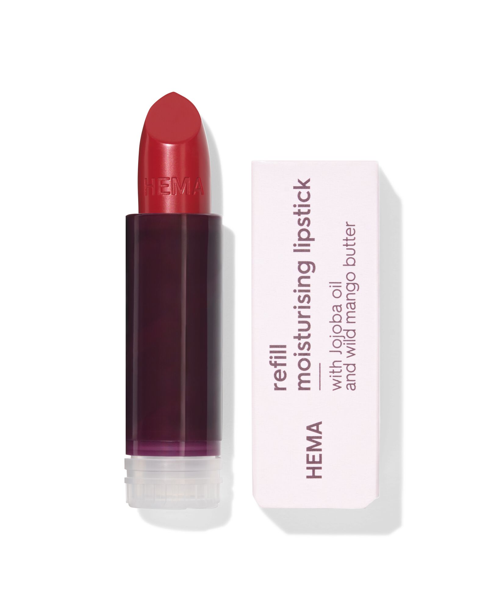 navulling moisturising lipstick 58 moody merlot - satin - 11230458 - HEMA
