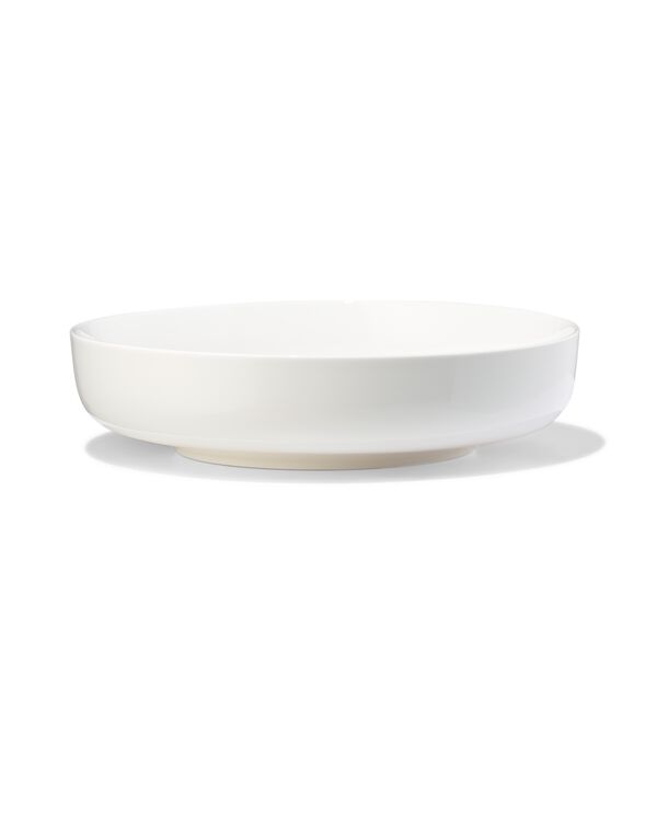 assiette creuse ⌀22cm Knap new bone blanc - 9650301 - HEMA