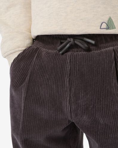 pantalon velours corduroy gris - 30704906GREY - HEMA